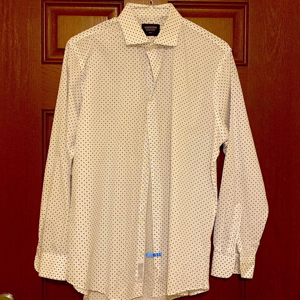 Nordstrom Men’s Shop Summer Dress Shirt Trim Fit